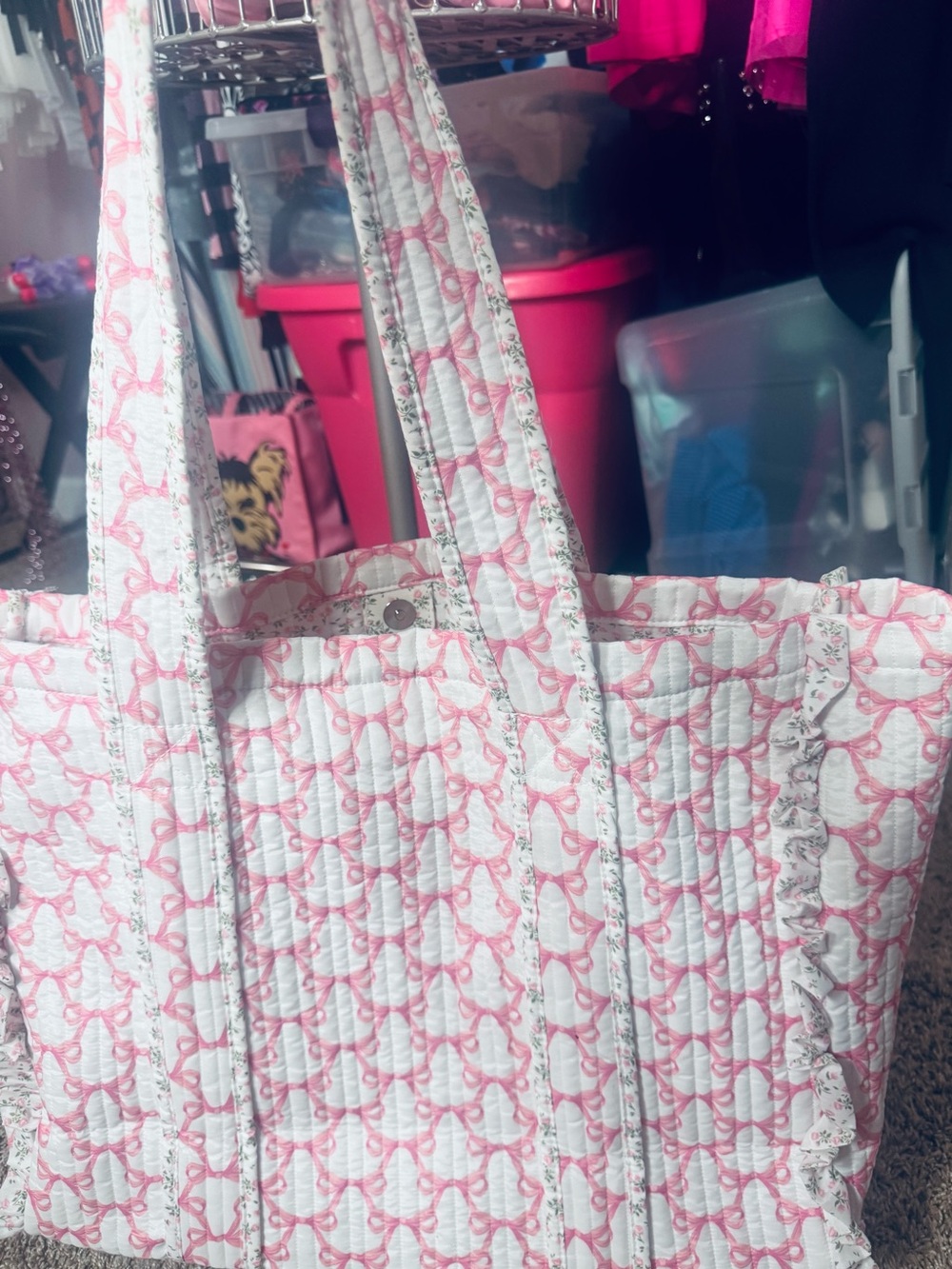 Pink Bow Tote